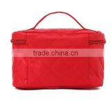 New Good Portable Type Bags Zipper Cosmetic Storage Make up Makeup Bag 4colors Handle Train Case Purse Toiletry Pouch thumbnail-1