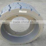 Aerial Work Platform Genie Haulotte Upright Snorkel Mobile Scissor Lift Solid Tire Wheel 15x5 thumbnail-6