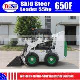 650kg Mini Loader Skid Steer 55hp Skid Steer Loader Attachments WECAN 650F Mini Skid Steer Loader thumbnail-2