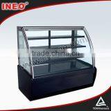 1.2m Commercial Free Standing Glass Modern Cake Showcase Price/Cake Freezer/Glass Cake Display Cabinet thumbnail-1