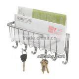 Customized Wall Mount Mail Key Letter Holder Hook Rack thumbnail-1