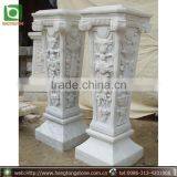 Nice Roman Art Square Marble Pillars
