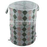 Canvas Laundry Hamper, Rhombic Pattern thumbnail-2