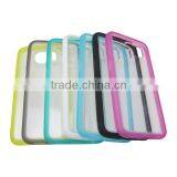 Double Color Transparent 2 in 1TPU+ PC Mobile Phone Back Cover Case for Samsung S6 thumbnail-6
