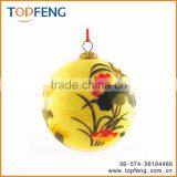 Beauty Glass Christmas Painting Ball/christmas Ornament Glass Ball/inside Clear Glass Ball Christmas Tree Ornament thumbnail-2