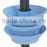 Vertical Round Flower Pot Gardening Lamp Post Decoration thumbnail-6