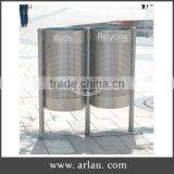 Arlau Outdoor Park Waste Bin Stainless Steel thumbnail-1