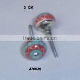 Hand Painted Ceramic Knob Available in Other Colour and Patterns thumbnail-1