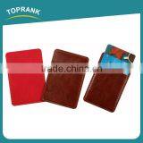 Toprank Promotional Smart Pocket Rfid Blocking Sleeve Card Protector Leather PU Slim Credit Card Holder thumbnail-1