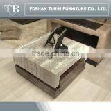 Luxury Living Room Furniture Small Sqaure Marble Top Coffee Table thumbnail-1