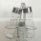Clear Cylinder Glass Spice Rack thumbnail-1