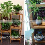 2015 Refined Classcail Wooden Flower Pot Rack thumbnail-3