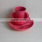 BSCI Audit Biodegradable Eco Bamboo Fiber Dinnerware Set(BC-CS1033) thumbnail-2