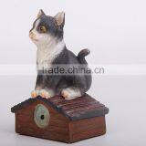 Garden Animal Ornament Resin Cat Craft With Shadow Control thumbnail-2