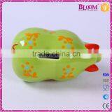 Handmade Craft Green Pig Shape Ceramic Piggy Bank thumbnail-5