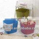 ,plastic Bucket Plastic Laundry Basket,storage PE Basket With Handle thumbnail-1