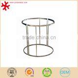 Retail Shop Hanging Stainless Steel Round Clothing Display Stands thumbnail-1
