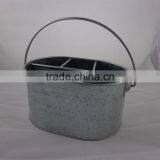 Galvanized Utensil Caddy thumbnail-2