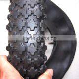 14inch Diamond Pattern Tyre and Tube 3.50-8 thumbnail-2