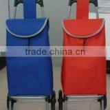Foldable Shopping Trolley Bag With Wheels thumbnail-1