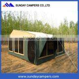 Beautiful Color 4x4 off Road Car Tent Camping Pop up Trailer for Sale
