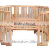 Round 8 in 1 Factory Childhood to Adulthood Popular Baby Crib thumbnail-5