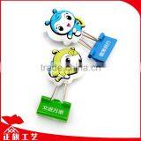 Business Gift OEM Soft PVC Toy Designs 19mm Binder Clips With Printing thumbnail-2