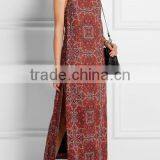 Fashion Sleeveless Vintage Boho Dress Latest Women Linen Dress HSD6672 thumbnail-3