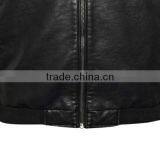 ALIKE Men pu Jacket Bomber pu Jacket thumbnail-3