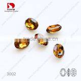 QUALITY Topaz Oval Crystal Material Fancy Foiled Back Stone Wholesale thumbnail-2