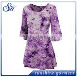 Fashion Latest Tie -Dye Summer Dresses Woman 2017 thumbnail-2