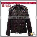 Bulk Price Winter Latest Design Collapsible pu Jacket Men thumbnail-1