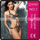 Hot Sales Fashionable Style Photos Sex Girls Black Leather Open Hot Sexi Images for Girls Full Sex Image thumbnail-1