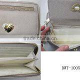 Hot Lady's pu Leather Heart Closure Latest Wallet thumbnail-1