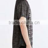 Casual Black and White Sulb T-shirt Printing Wholesale China thumbnail-2