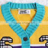 High Quality Kids Winter Sweater Boys Stripe Cardigan thumbnail-4