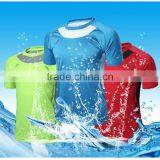Outdoors New Arrival Mens Short Sleeve Dry Fit Running T Shirt Wholesale Polyester thumbnail-6
