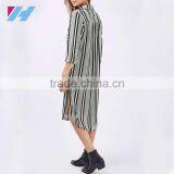 Wholesale Lady's Fitness Fashion Apparel Office Shirt Dress thumbnail-2