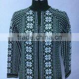 30% Wool 70% Acrylic Thermal Women Fashion Knitted Sweaters Cardigan thumbnail-1