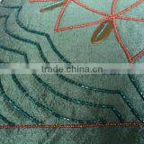 Green Pillow Mandala Pillows Green Gold Pillow Beaded Green Pillow Green Gold Pillow thumbnail-3