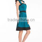 Whloesale Ladies 1950's Vintage Style Halter Neck Rockabilly Dress Dancing Swing Jive Rockabilly Dress thumbnail-3