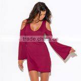 Backless Women Cotton Dresses thumbnail-1