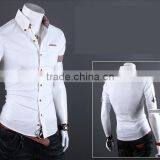 100% Cotton Casual Fashion Men's Short Sleeve Shirt thumbnail-3