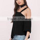2017 Latest Fashion Design Lady Clothing Summer Top Women thumbnail-3
