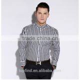 China Supplier Customise Classic Men's Formal Striped Shirt in Bulk thumbnail-4