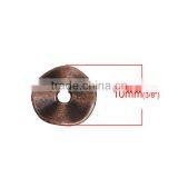Zinc Based Alloy Wavy Spacer Beads Antique Copper thumbnail-2