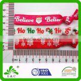 Custom Print Stretch Fabric Satin Elastic Wholesale Hair Tie Bracelet thumbnail-3