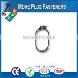 Made in Taiwan Stainless Steel German Type Hose Clamp Small Hose Clamps Oval Shaped thumbnail-6