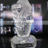 Wholesale Singapore Merlion Crystal Building Model Crystal Souvenirs Gifts
