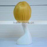 China Wig Supplier High Quality Synthetic Hair Fiber Making Cosplay Wig,Blonde Wig thumbnail-6